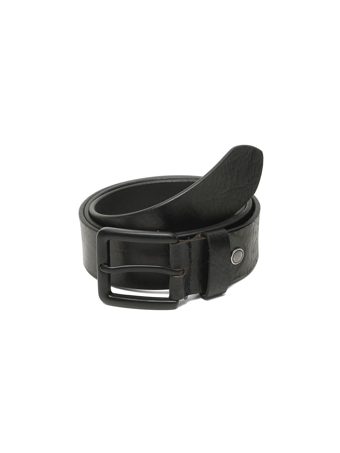 Teakwood Leathers Men Textured Leather Belt