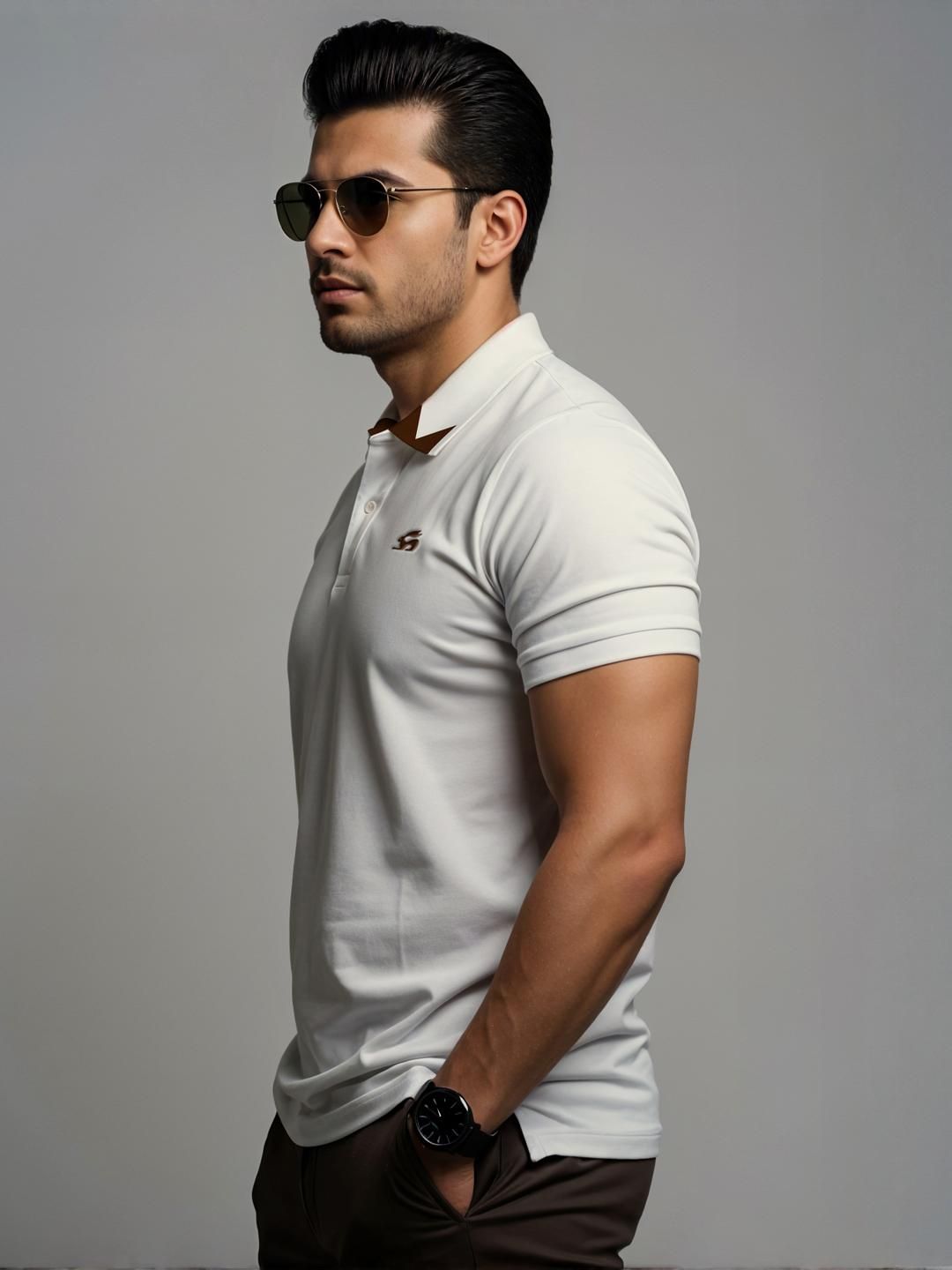 Tshirts ADRO Men Off White Cotton