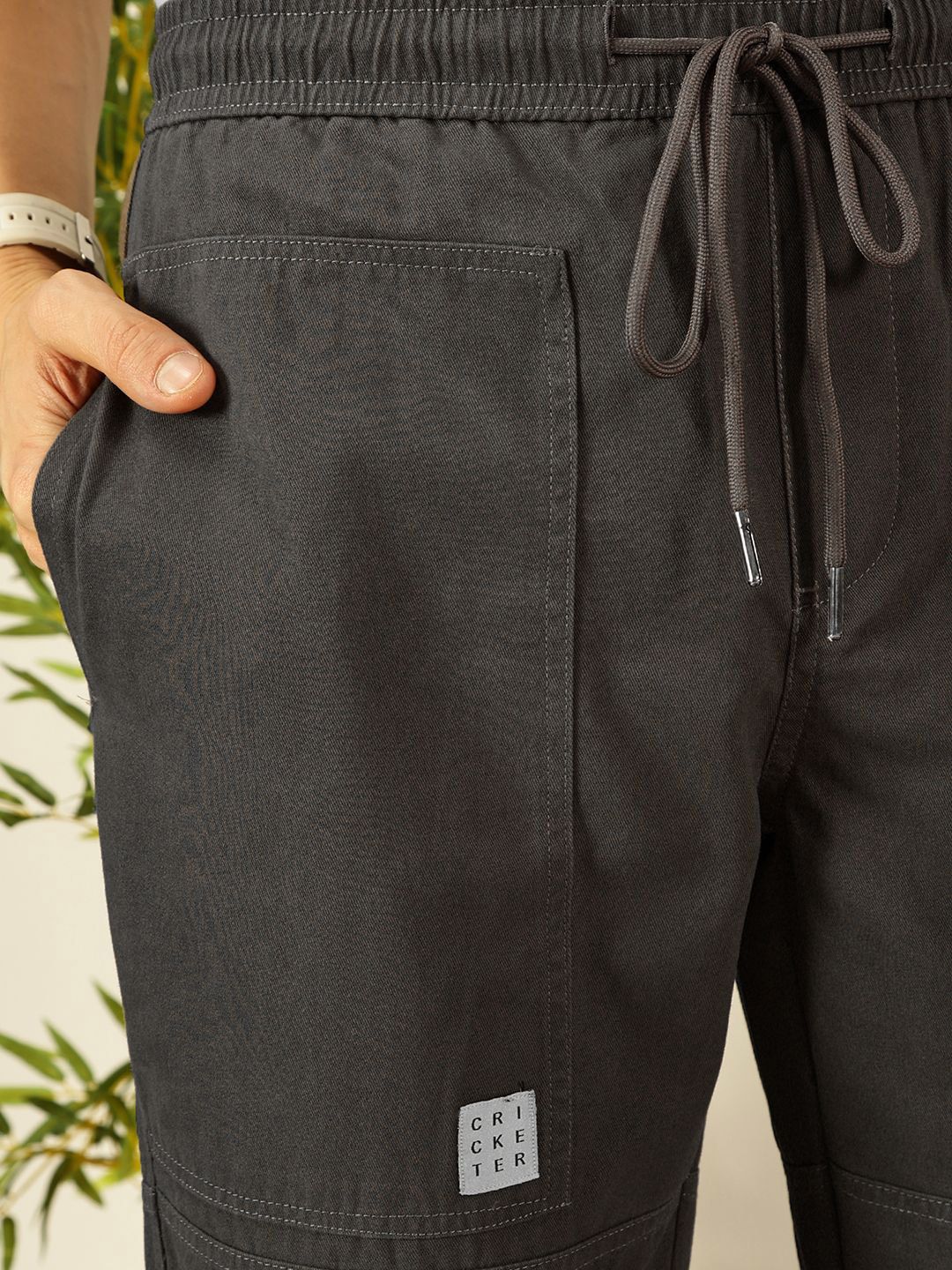 Thomas Scott Men Cotton Mid-Rise Regular Trousers