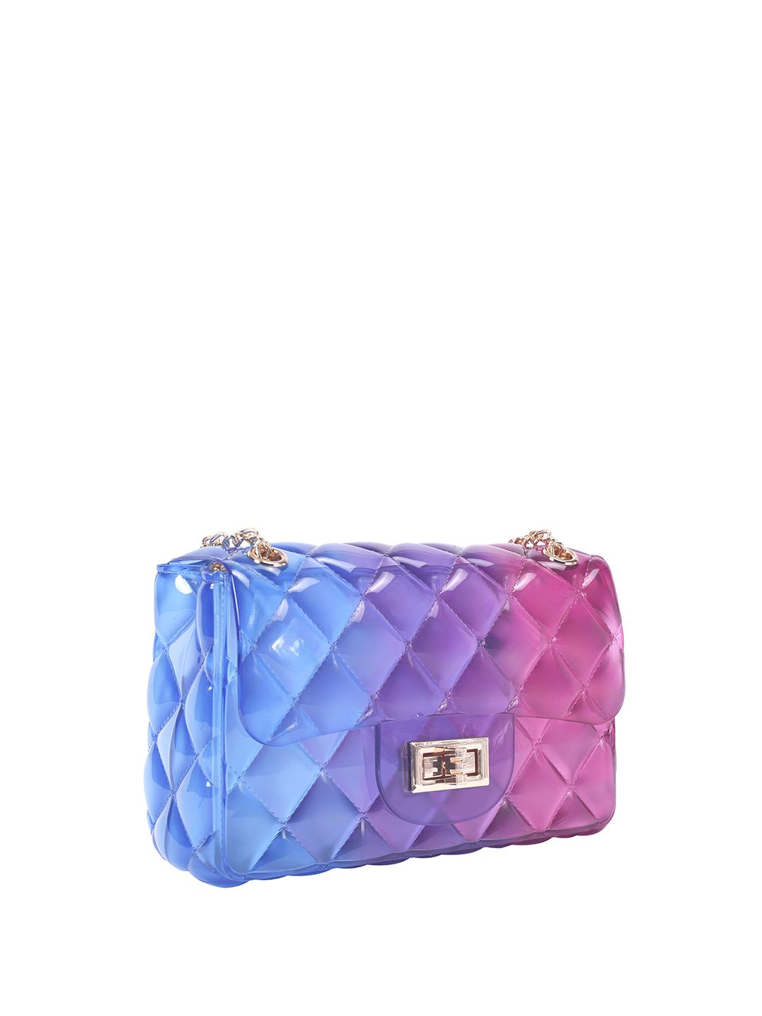 Lino Perros Textured Structured Shoulder Bag with Quilted