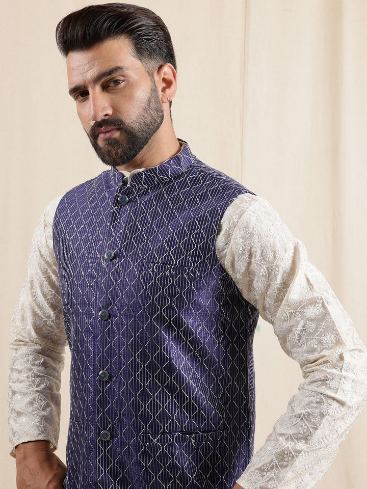 Anouk Embroidered Nehru Jacket