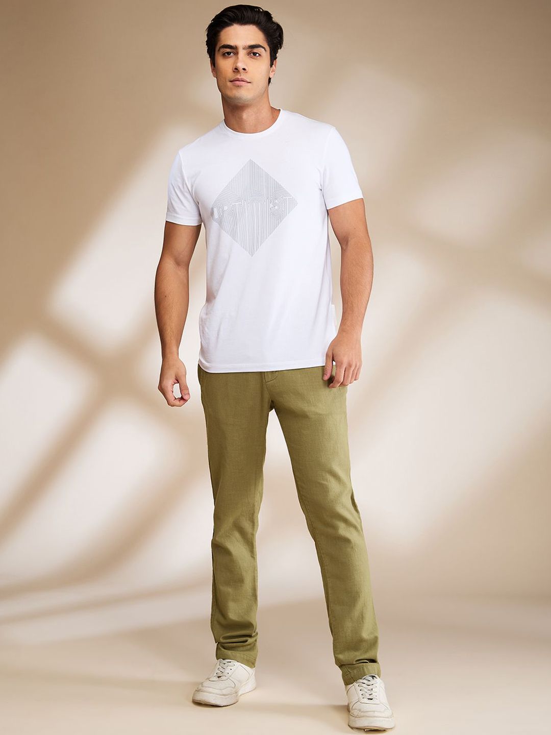 Being Human Men Slim Fit Trousers