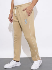 Being Human Solid Men Mid-Rise Track Pants