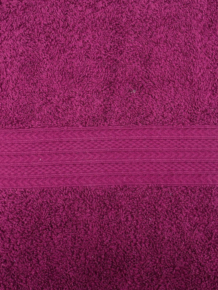 BOMBAY DYEING Purple 4 Piece Cotton 450 GSM Towel Set