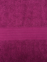 BOMBAY DYEING Purple 4 Piece Cotton 450 GSM Towel Set