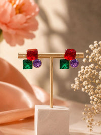 VOGUE PANASH Geometric Studs Earrings