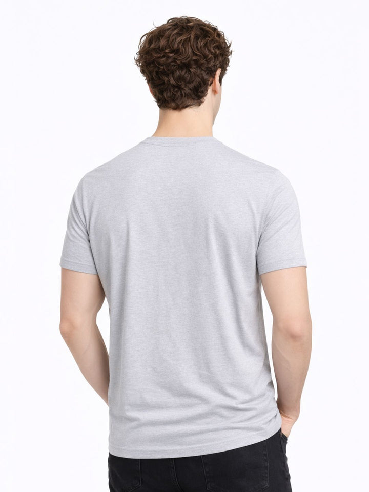 ADRO Typography Printed Round Neck Short Sleeves Regular Fit Pure Cotton T-shirt