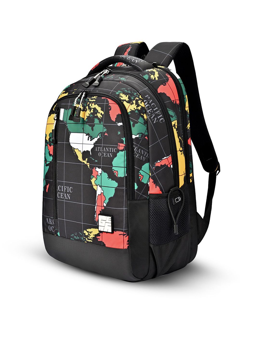 Gear Unisex Globe Printed Backpack