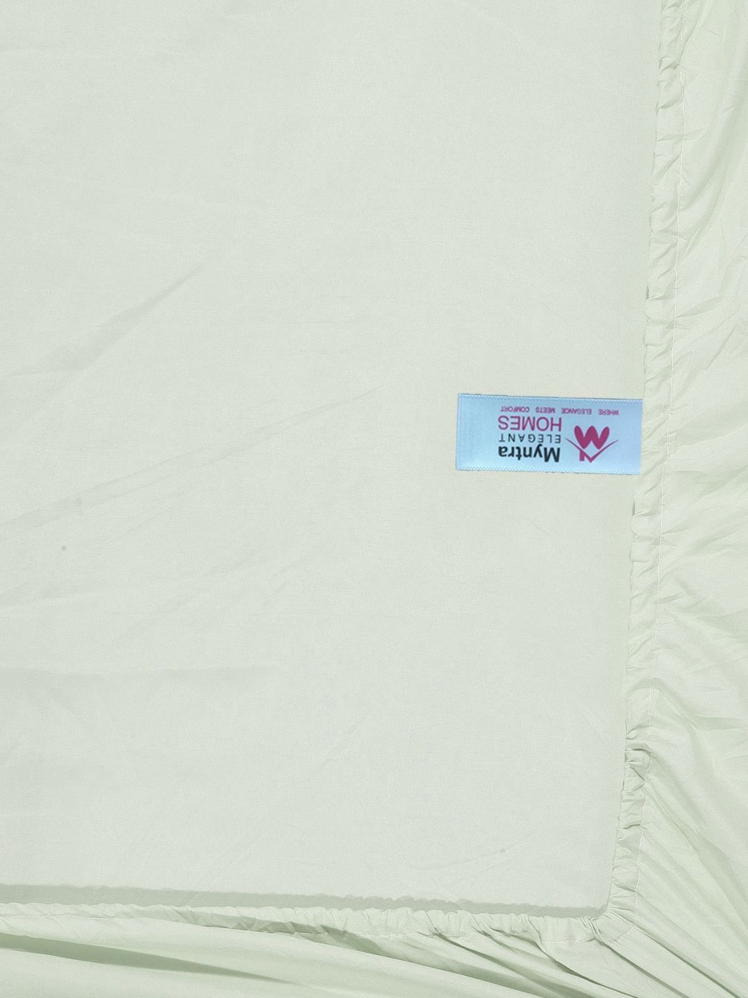 Myntra Elegant Homes Green 300 TC King Bedsheet with 2 Pillow Covers