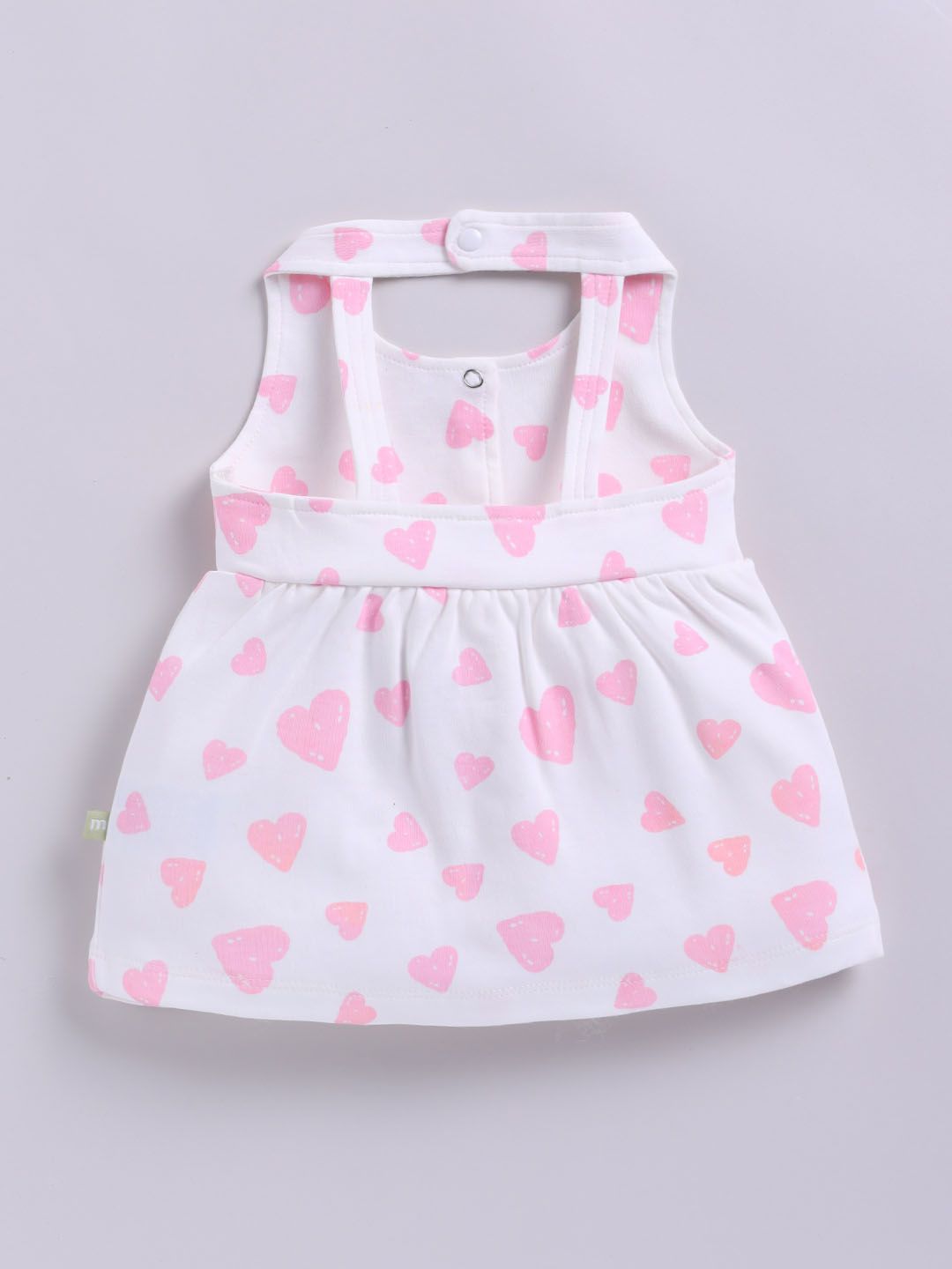 Moms Love Infant Girls Print Pure Cotton Fit & Flare Dress
