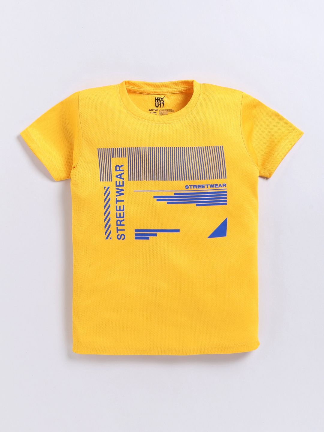 HRX by Hrithik Roshan Boys Typography Printed Rapid-Dry T-shirt