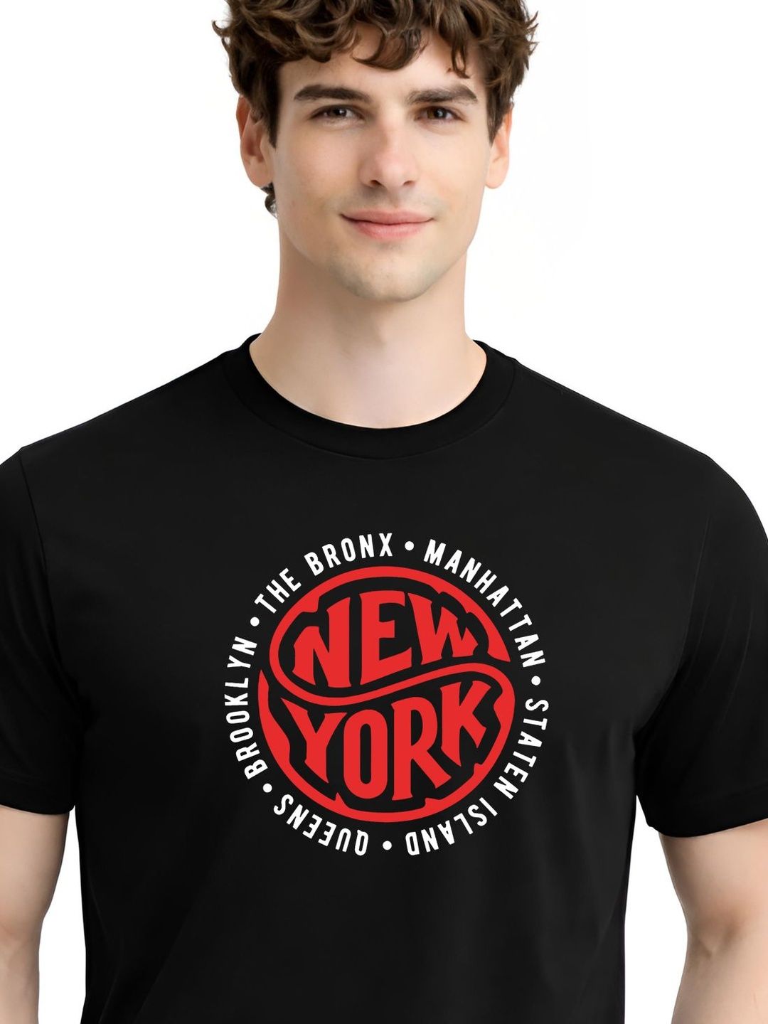 ADRO Men Typography Printed T-shirt