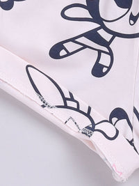 Happy Faces Kids Girls Powerpuff Girls Printed Pure Cotton Shorts