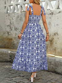 all about you Women Ethnic Motifs Printed Fit & Flare Maxi Dress