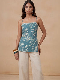House of Chikankari Women Floral Printed Floral Kurta