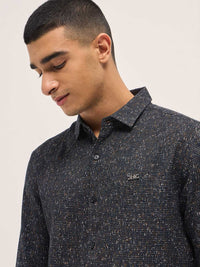 THE BEAR HOUSE Men Slim Fit Casual Shirt