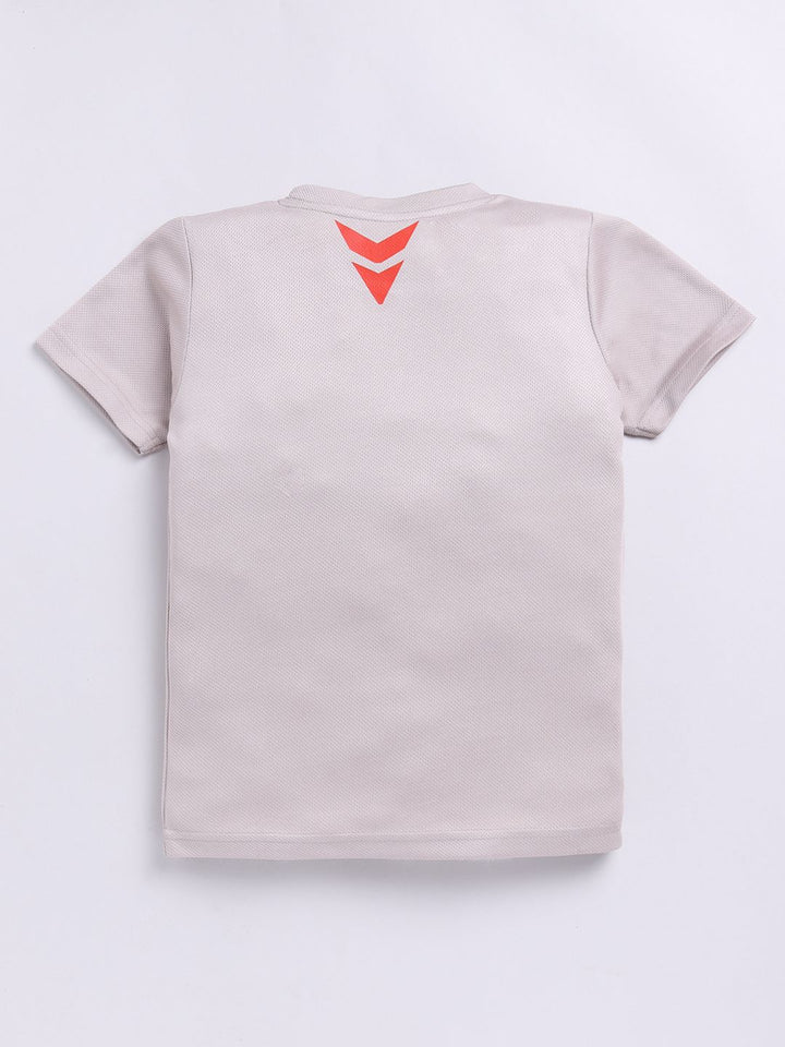 HRX by Hrithik Roshan Boys Typography Printed Rapid-Dry T-shirt