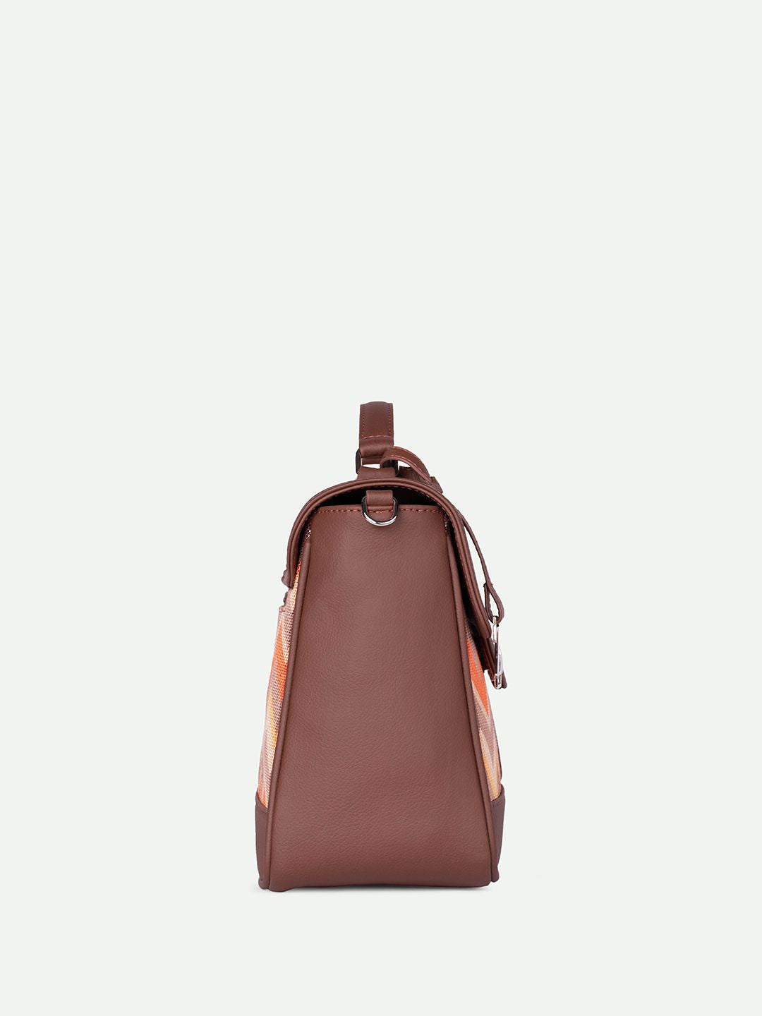 ZOUK Geometric Printed Structured Satchel
