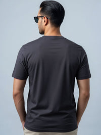 ADRO Men Printed Round Neck Cotton Regular Fit T-shirt