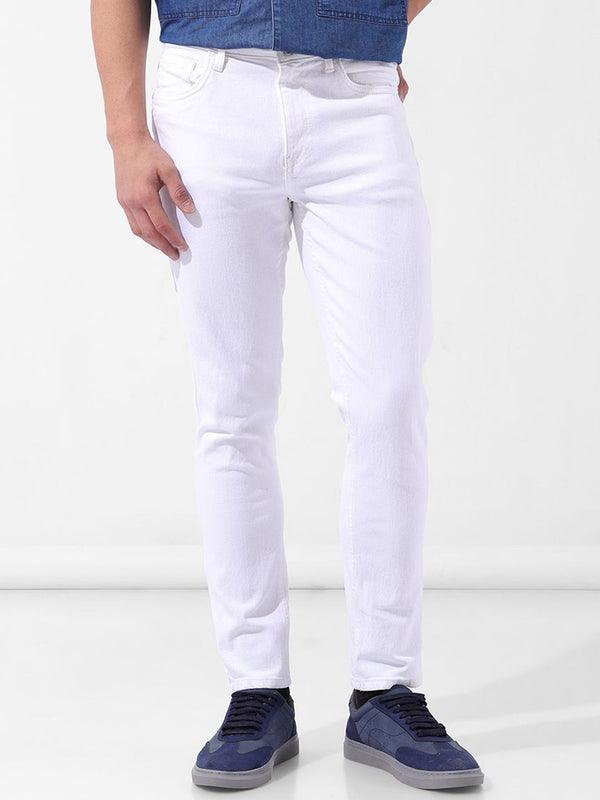 The Indian Garage Co Men Slim Fit Mid-Rise Stretchable Jeans