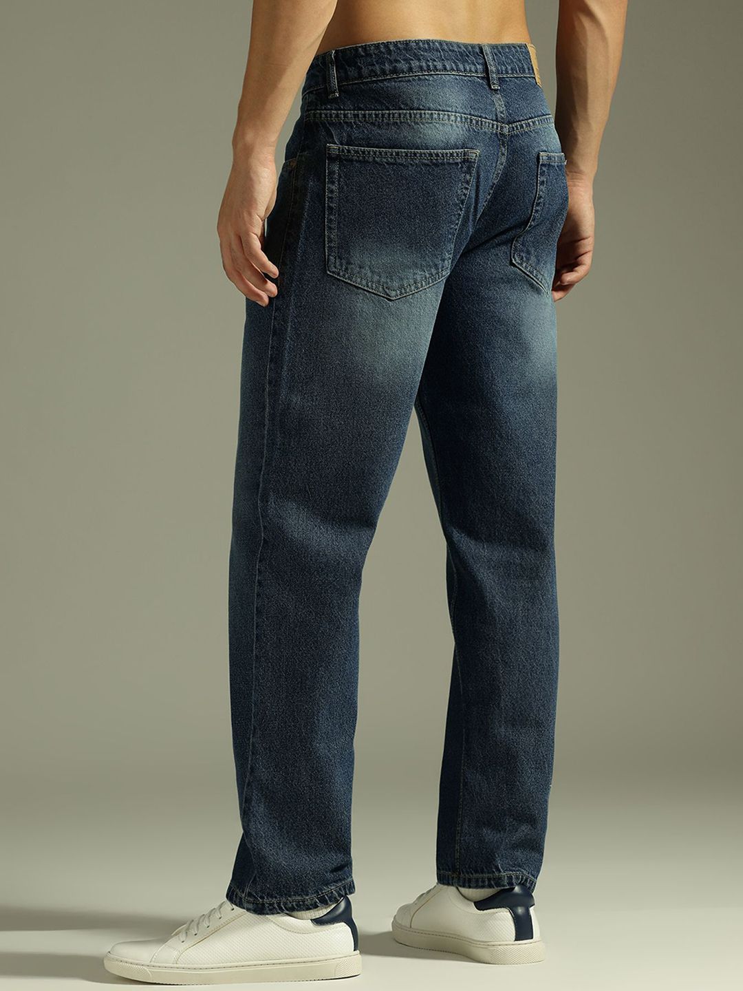 DENNISON Men Baggy Fit Light Faded jeans