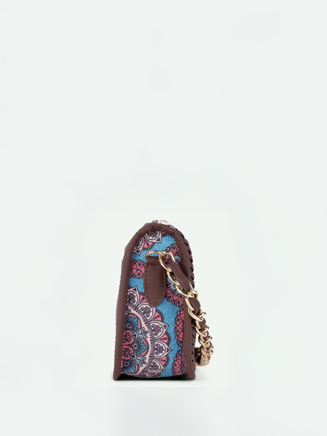 ZOUK Mandala Printed Baguette Handheld Bag