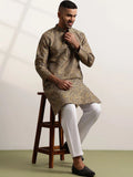 Anouk Men Floral Regular Kurta dengan Piyama
