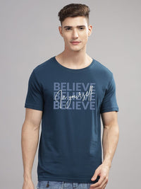 ADRO  Pack of 3 Printed Round Neck Cotton T-shirt
