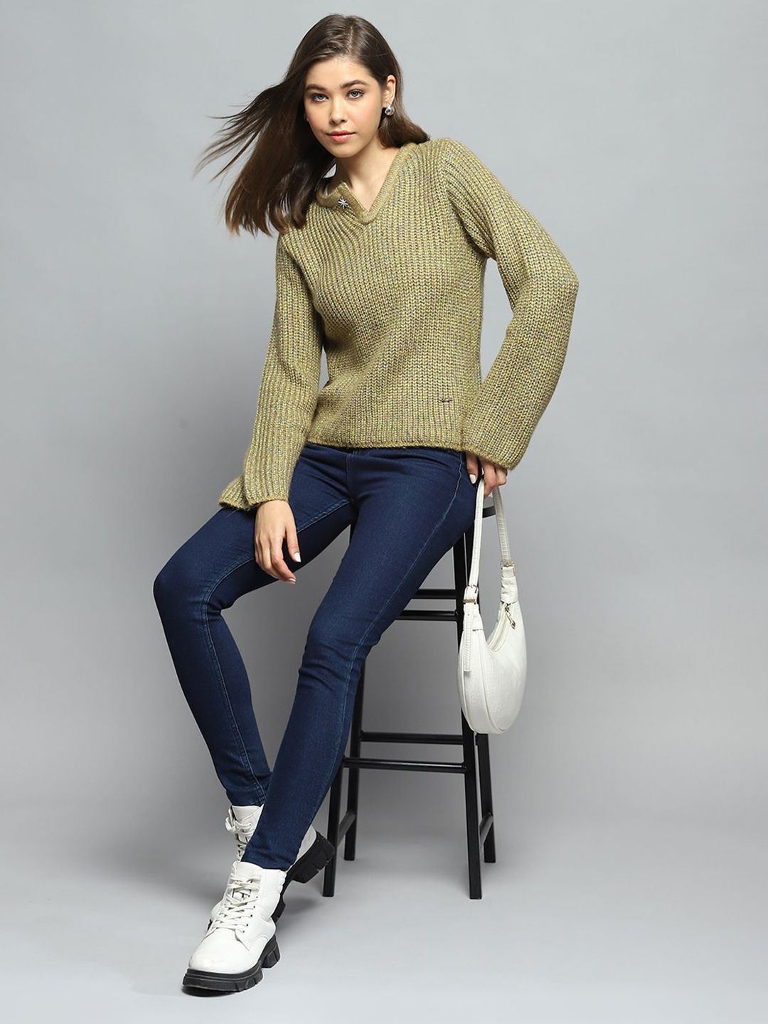 Monte Carlo Women Ribbed Sweater Vest