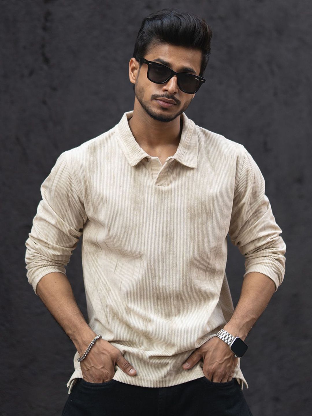 Powerlook Men Polo Collar T-shirt