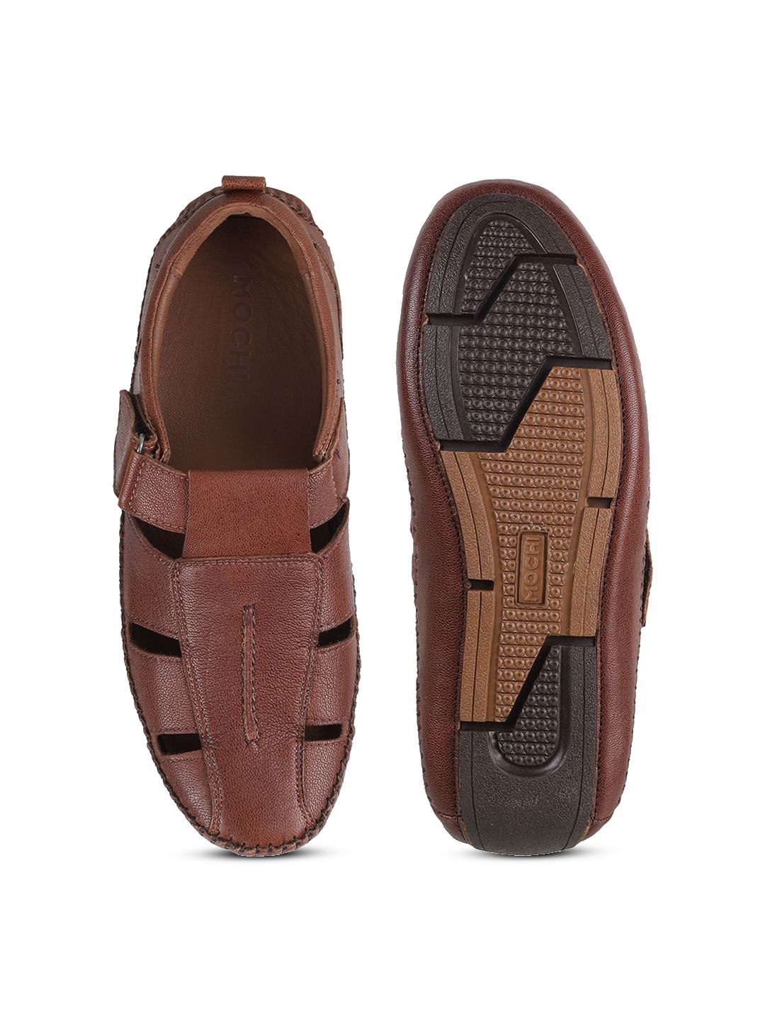 Mochi Men Leather Fisherman Sandals