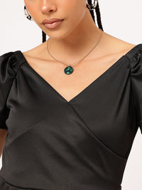 DressBerry V-Neck Basic Playsuit