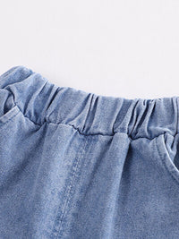 YK Kids Striped Pure Cotton Shirt With Shorts Clothing Set