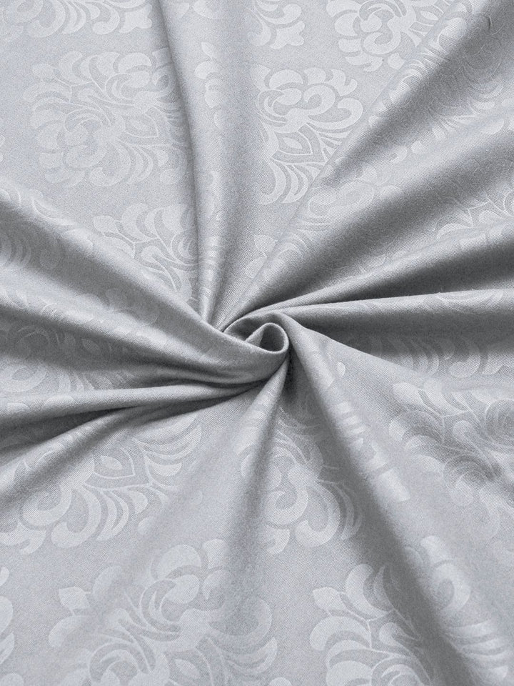 Myntra Elegant Homes Grey Floral 300 TC Single Bedsheet with 1 Pillow Covers