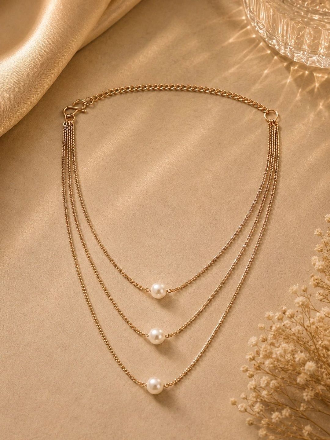 VOGUE PANASH Kalung Berlapis Emas Berlapis Emas