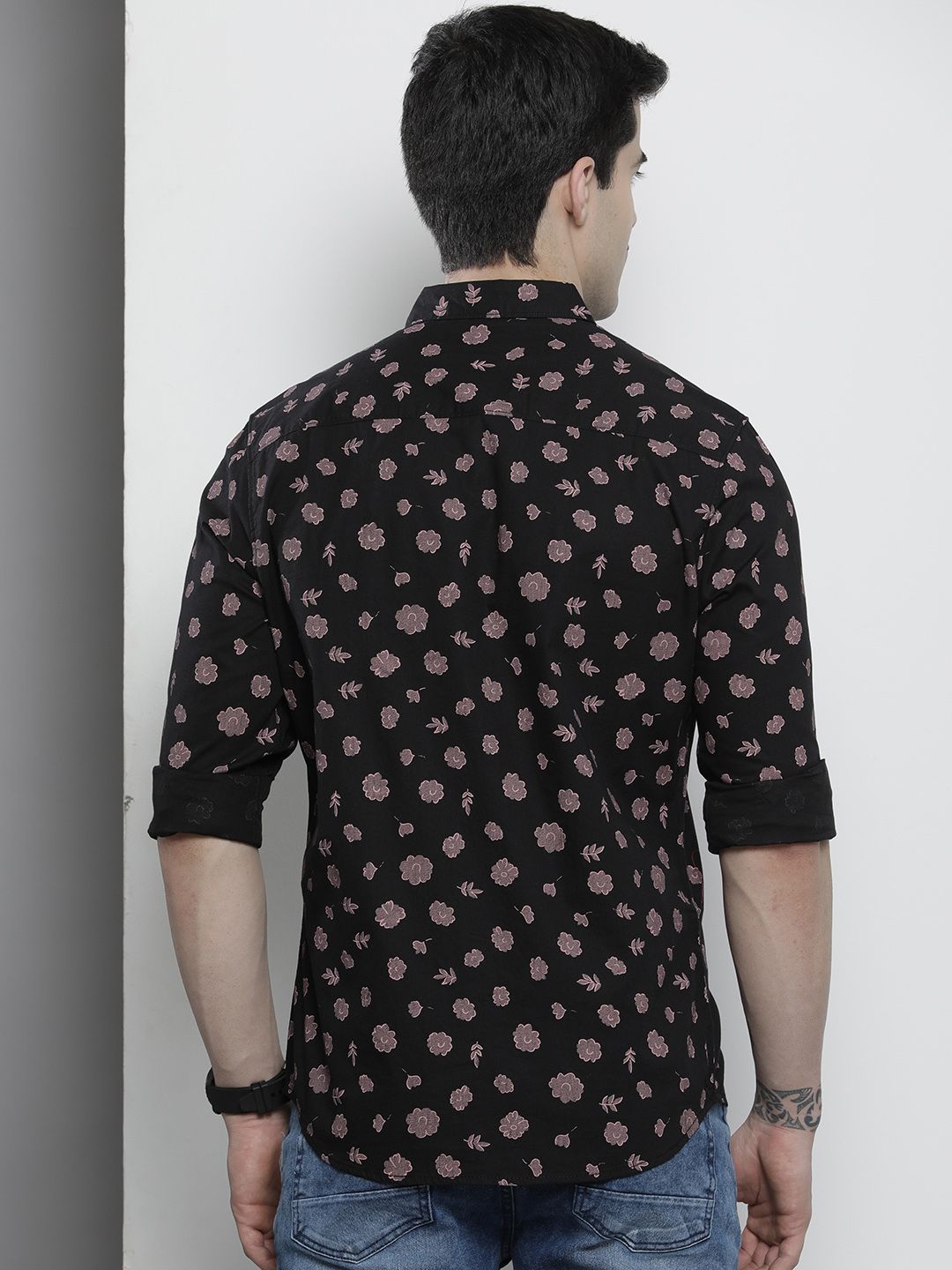 The Indian Garage Co Pure Cotton Regular Fit Printed Casual Shirt