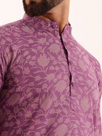 Anouk Men Floral Printed Mandarin Collar Kurta