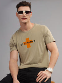 ADRO Men Graphic Printed Round Neck Cotton T-shirt