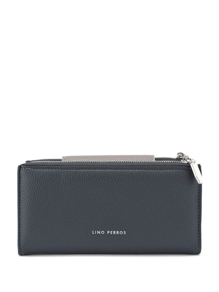Lino Perros Women Textured Buckle Detail Two Fold Wallet