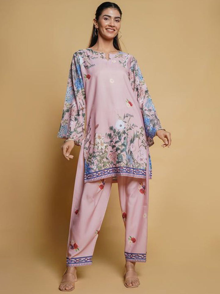HOUSE OF KARI Floral Printed Tunic & Trouser