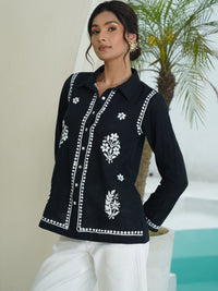 House of Chikankari Women Straight Floral Printed Casual Shirt