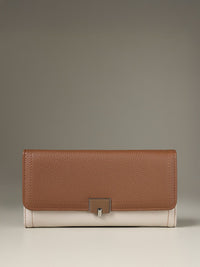 Lino Perros Women Avril Mode Colourblocked Two Fold Wallet with SD Card Holder