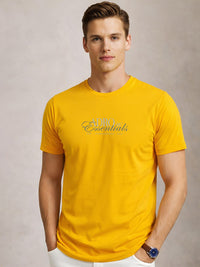 T-shirt Bercetak Logo Jenama ADRO Lelaki