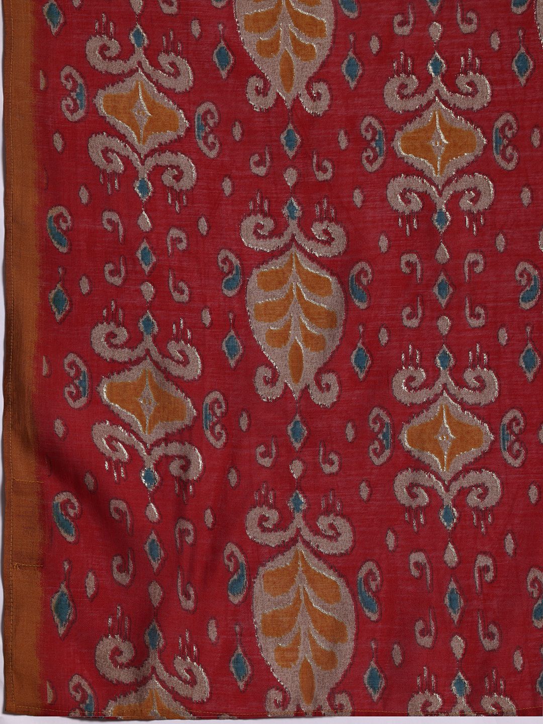 Libas Floral Embroidered Gotta Patti Kurta with Trousers & Dupatta