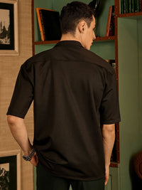DENNISON Men Resort Wear Drop Shoulder Oversized Casual Shirt