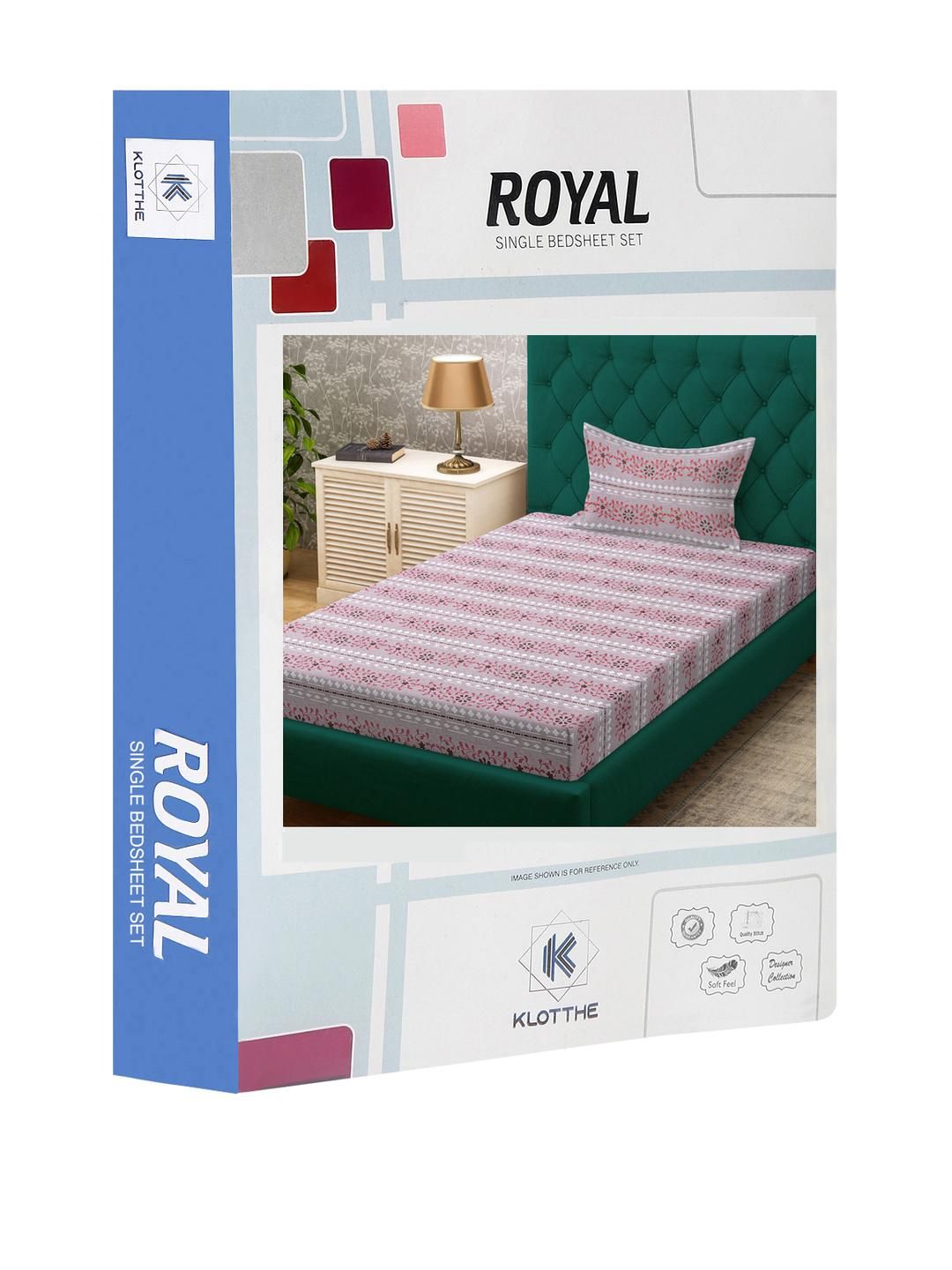 KLOTTHE Cadar Single Cotton Floral Pink