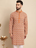Motif Etnik Anouk Sulam Kolar Band Kapas Kurta Biasa