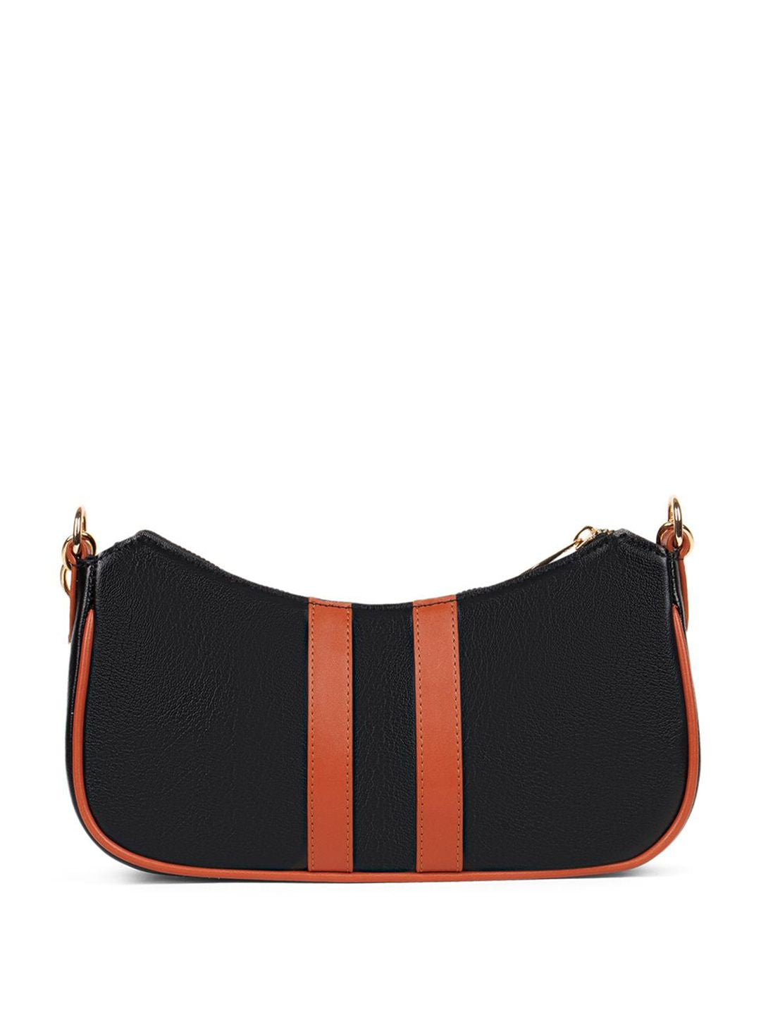 Berrylush Women Structured Colourblocked Shoulder Bag With Detachable Sling Strap