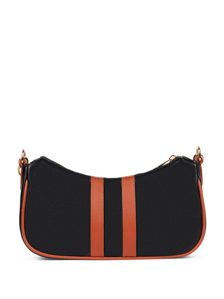 Berrylush Women Structured Colourblocked Shoulder Bag With Detachable Sling Strap