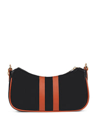 Berrylush Women Structured Colourblocked Shoulder Bag With Detachable Sling Strap